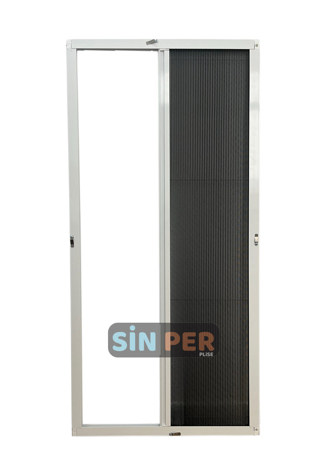 Klipsli Sök Tak Pileli  Pencere Sinekliği Beyaz 0-90 cm x 0-210 cm İstenilen Ölçüde