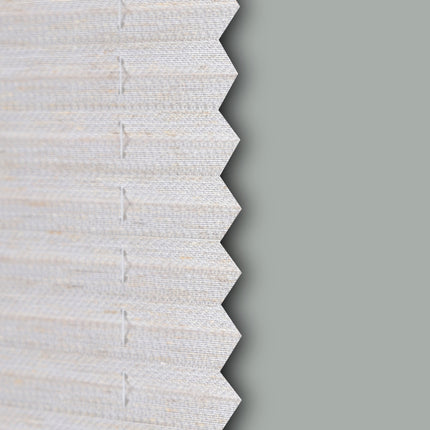 Elegant 02 Plise Perde Desenli Keten Cam Balkon& Ev & Ofis İstenilen Ölçüde