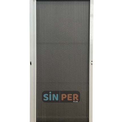 Klipsli Sök Tak Pileli Kedi Pencere Sinekliği Beyaz 0-90 cm x 0-210 cm İstenilen Ölçüde