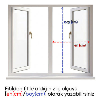 Klipsli Sök Tak Pileli Kedi Pencere Sinekliği Altınmeşe 0-90 cm x 0-210 cm İstenilen Ölçüde
