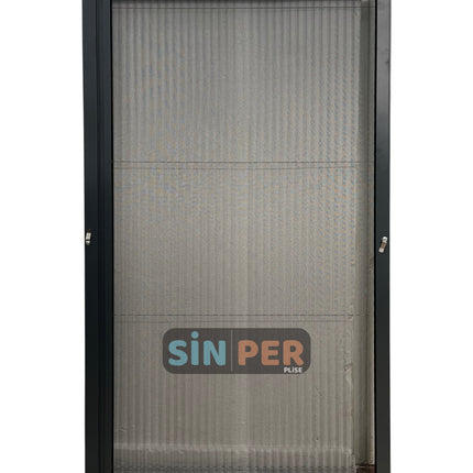 Klipsli Sök Tak Pileli Kedi Pencere Sinekliği Antrasit 0-90 cm x 0-210 cm İstenilen Ölçüde
