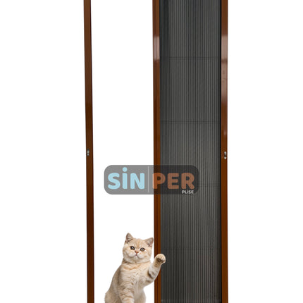 Klipsli Sök Tak Pileli Kedi Pencere Sinekliği Altınmeşe 0-90 cm x 0-210 cm İstenilen Ölçüde
