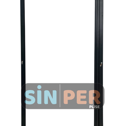 Klipsli Sök Tak Pileli Kedi Pencere Sinekliği Antrasit 0-90 cm x 0-210 cm İstenilen Ölçüde