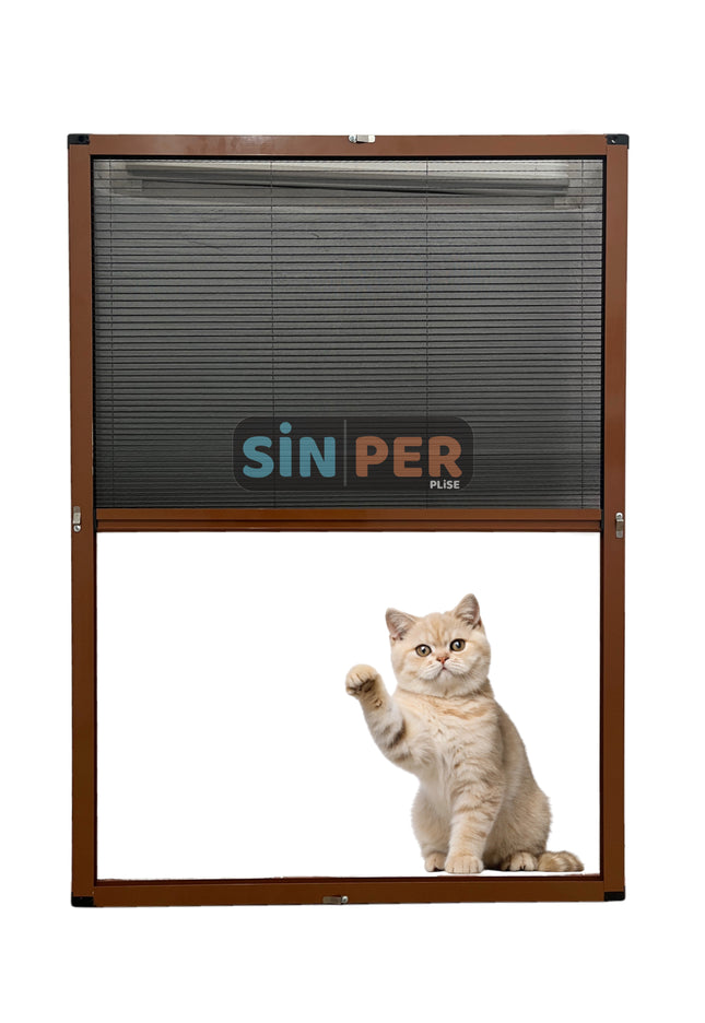 Klipsli Sök Tak Pileli Kedi Pencere Sinekliği Altınmeşe Max 0-70cm x 0-140cm