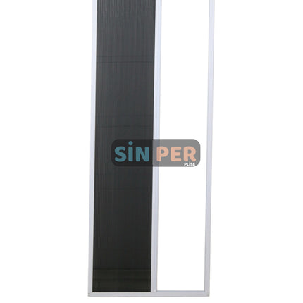 SLİM KASA 18 MM Pileli  Sürgülü Akordiyon Beyaz  Kapı Sinekliği 0-90 x 0-210 İstenilen Ölçüde
