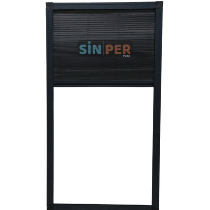 İçten Takma  Sök Tak Pileli  Pencere Sinekliği Antrasit -70 cm x 0-140 cm İstenilen Ölçüde
