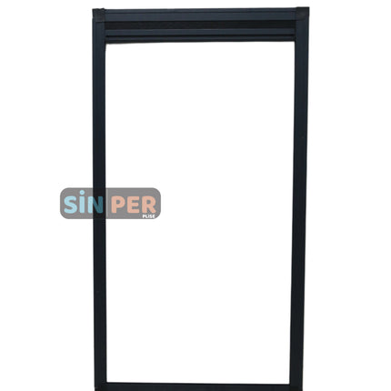 İçten Takma  Sök Tak Pileli  Pencere Sinekliği Antrasit -70 cm x 0-140 cm İstenilen Ölçüde