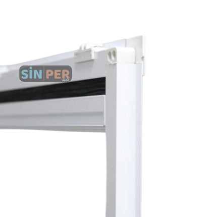 Pileli Sürgülü Sök-Tak İçten Takma Pratik Pencere Sineklik Beyaz Max 70 x 140