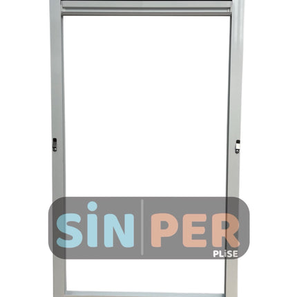 Klipsli Sök Tak Pileli Kedi Pencere Sinekliği Beyaz Max 0-70cm x 0-140cm
