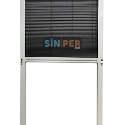 Klipsli Sök Tak Pileli Pencere Sinekliği Beyaz Max 0-70cm x 0-140cm
